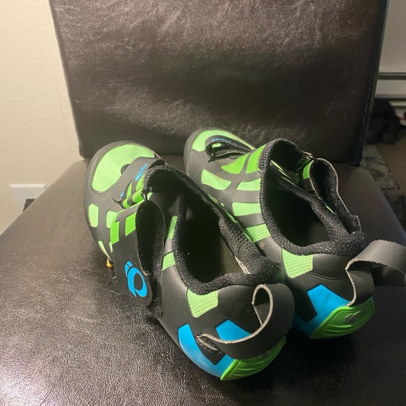 Pearl Izumi Interfag Men's Neon Lime Black Cycling Cleats Size 43/10US - Picture 8 of 12